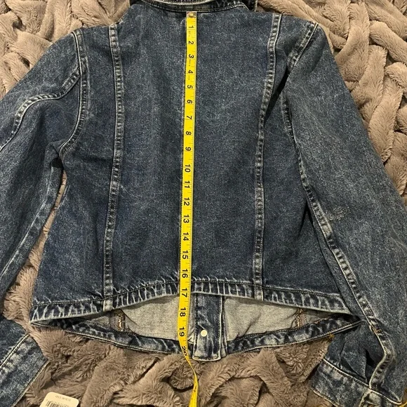 NWT Free People Jade Denim Jacket Size XS - Picture 14 of 15
